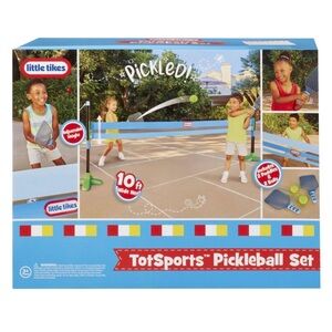 little tikes-TotSports Pickleball Set - Blue and Green